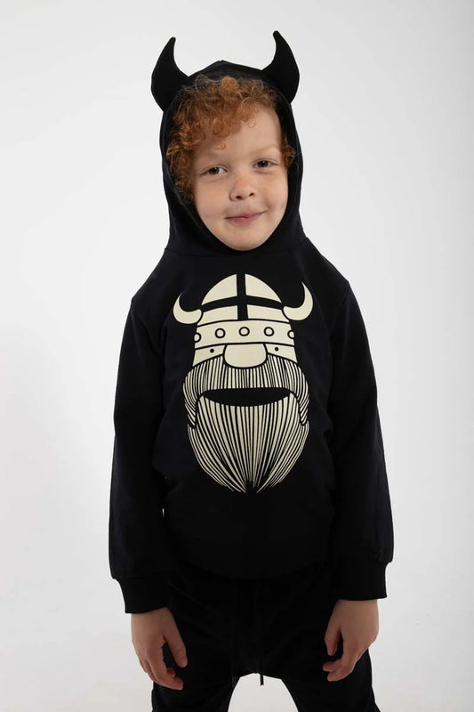 Danefae Danewarrior Hoodie Erik, Black