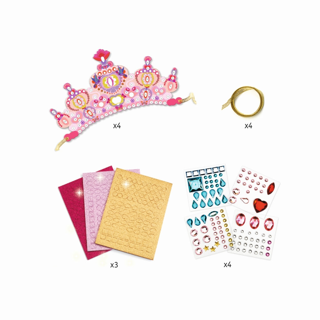 Djeco Diy Mosaik-Diademe Prinzessin
