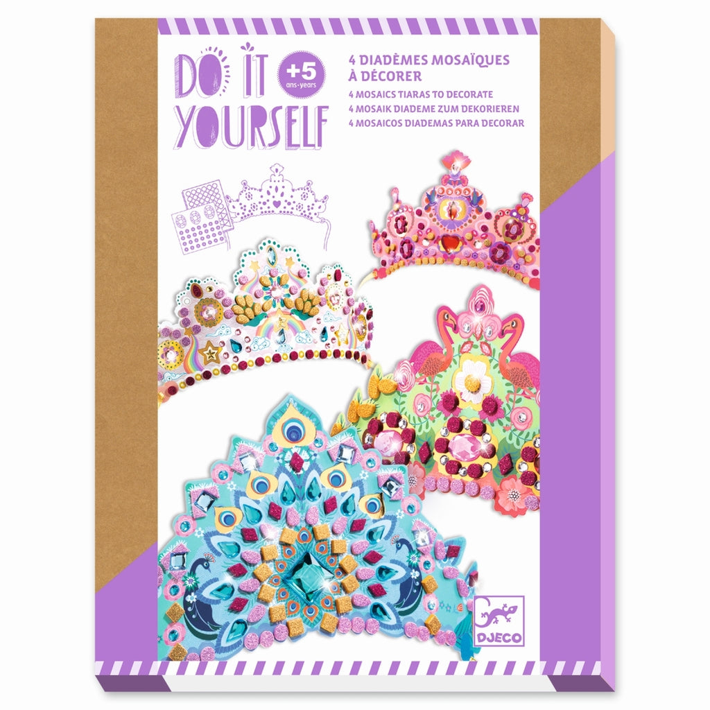 Djeco Diy Mosaik-Diademe Prinzessin