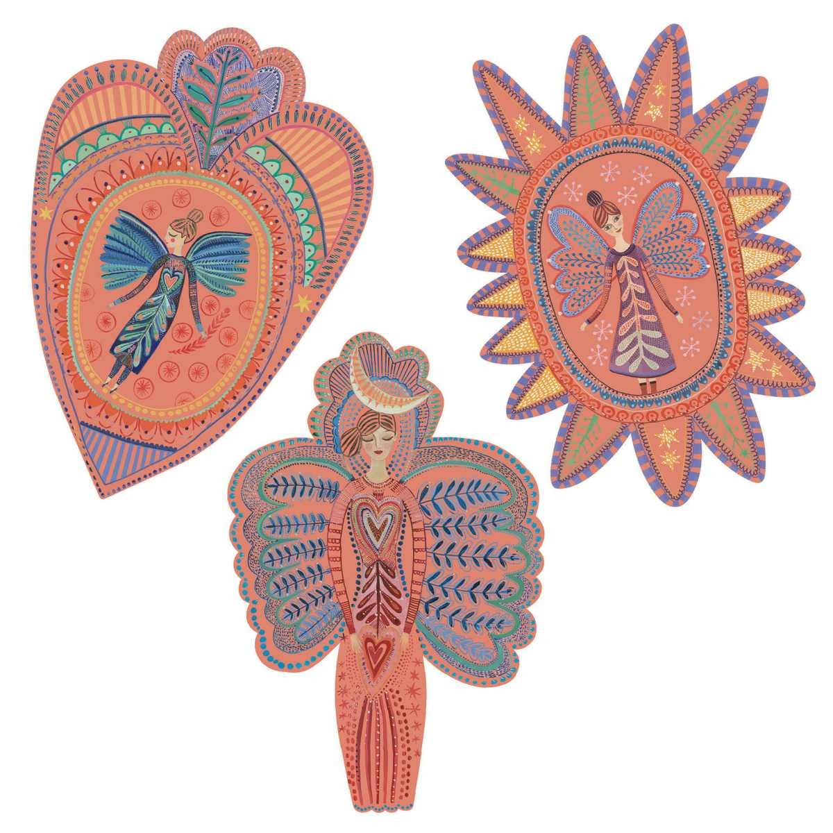 Djeco Kratzbilder XL, Engel