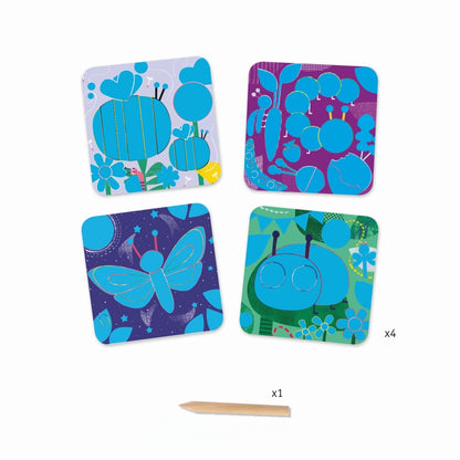 Djeco Kratzbilder, Käfer