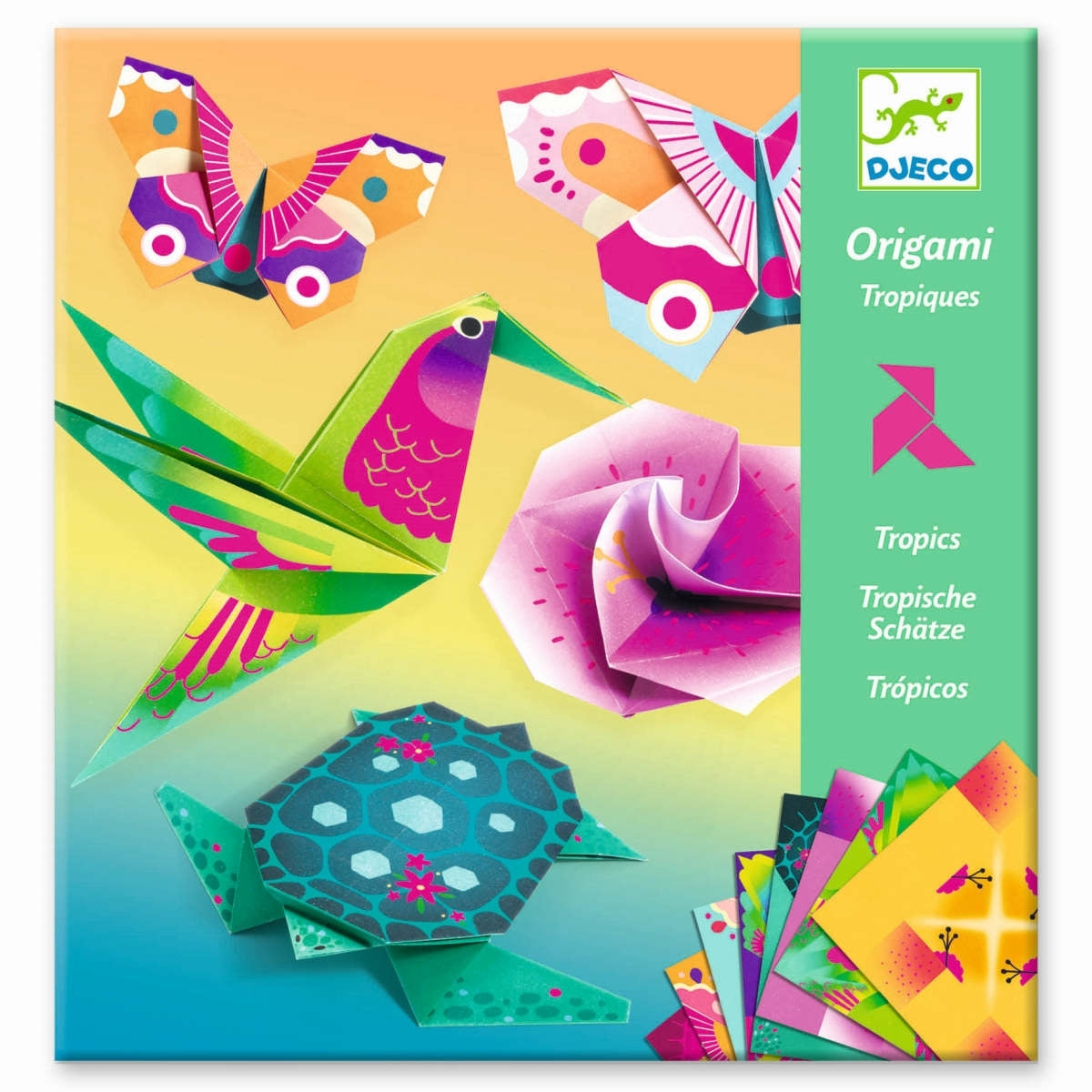 Djeco Bastelset Origami Tropics
