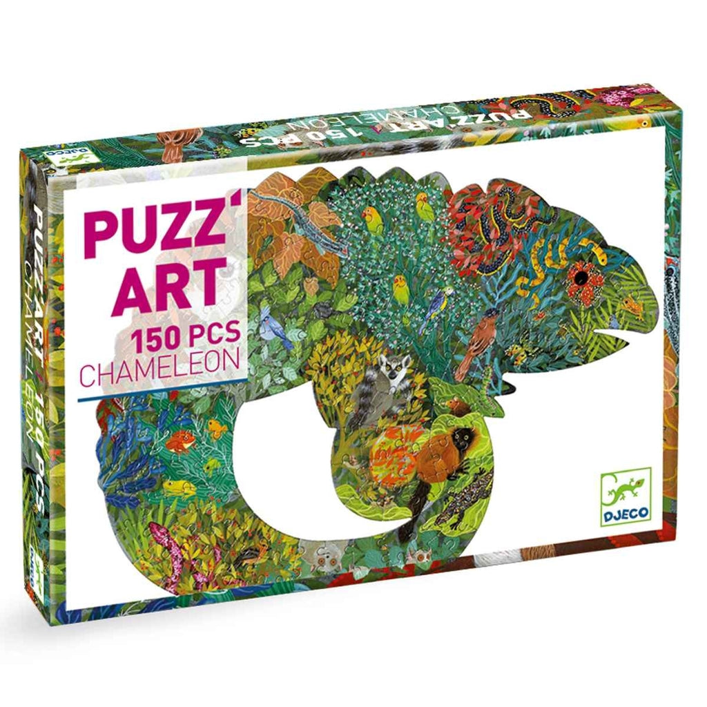 Djeco Puzz´Art Puzzle Chamäleon, 150 Teile