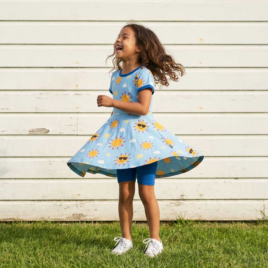 Maxomorra Drehkleid, Sonne