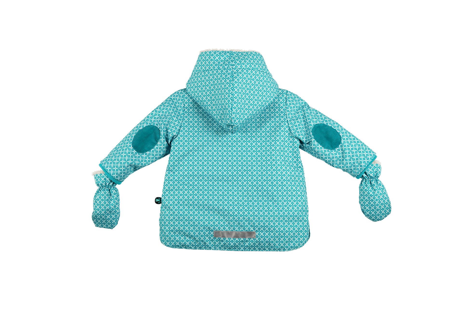 Ducksday Baby-Winterjacke+Fäustel, Karo