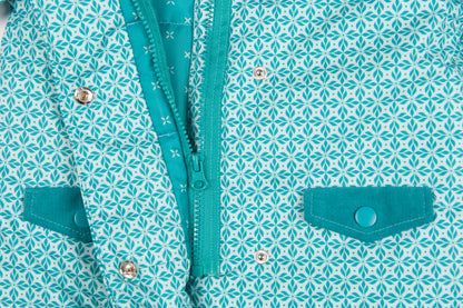 Ducksday Baby-Winterjacke+Fäustel, Karo