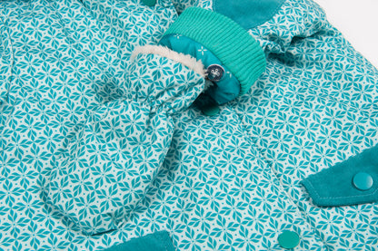 Ducksday Baby-Winterjacke+Fäustel, Karo