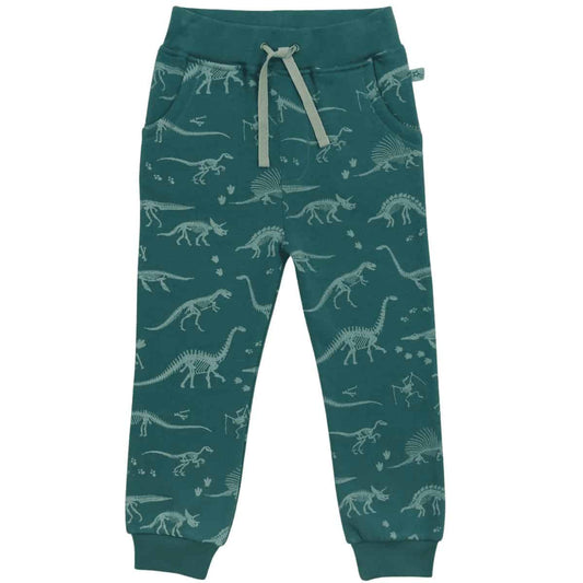 Enfant Terrible Sweathose Dinodruck, Bottle Green-Pistachio