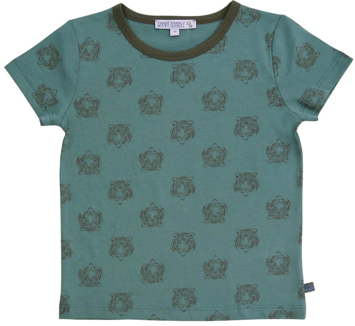 Enfant Terrible T-Shirt Tigerdruck, Ocean-Forest