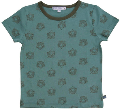 Enfant Terrible T-Shirt Tigerdruck, Ocean-Forest
