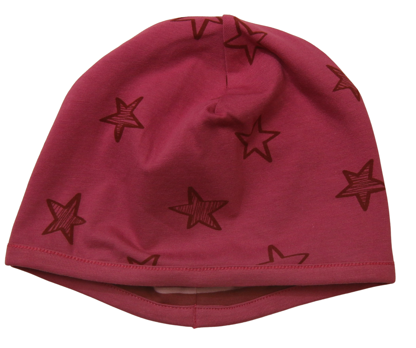 Enfant Terrible Wendemütze Sterne/Streifen, Rosa/Rostrot