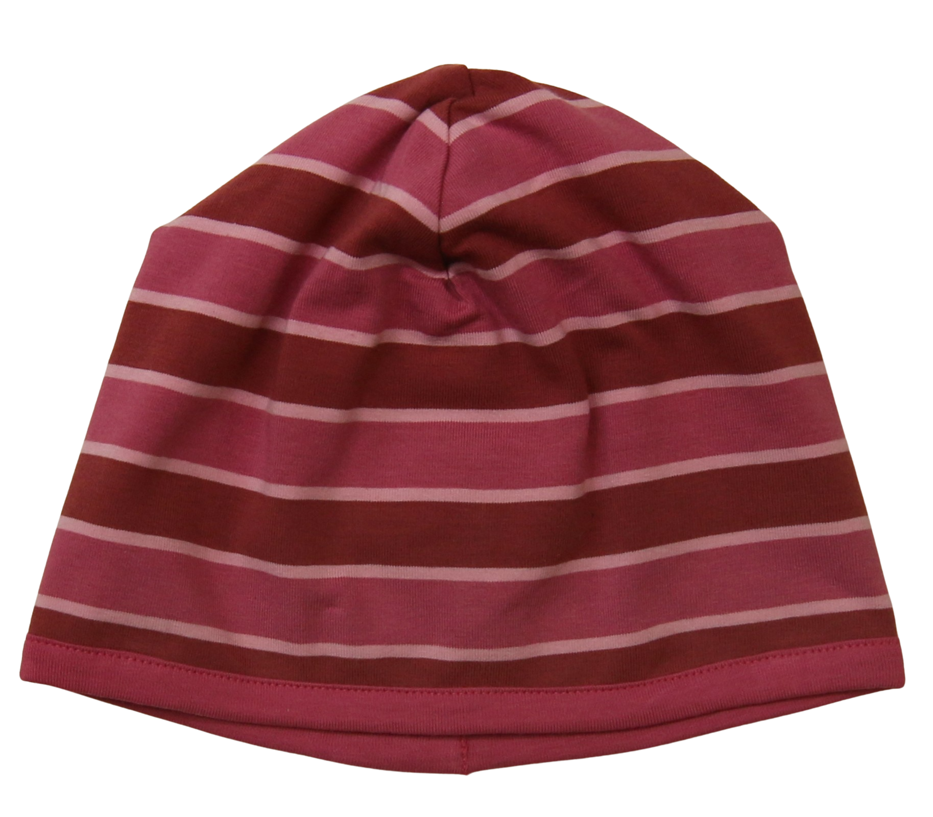 Enfant Terrible Wendemütze Sterne/Streifen, Rosa/Rostrot