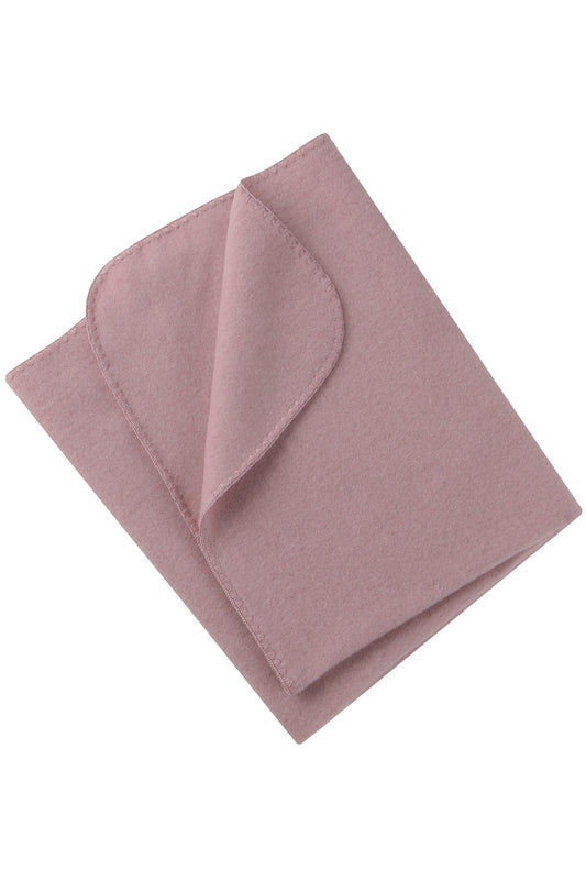 Engel Natur Baby-Decke Wollfleece, Rosenholz melange