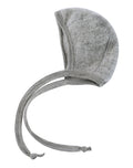 Engel Natur Baby-Häubchen Wollfleece, Grau