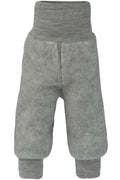 Engel Natur Babyhose Wolllfleece, Hellgrau