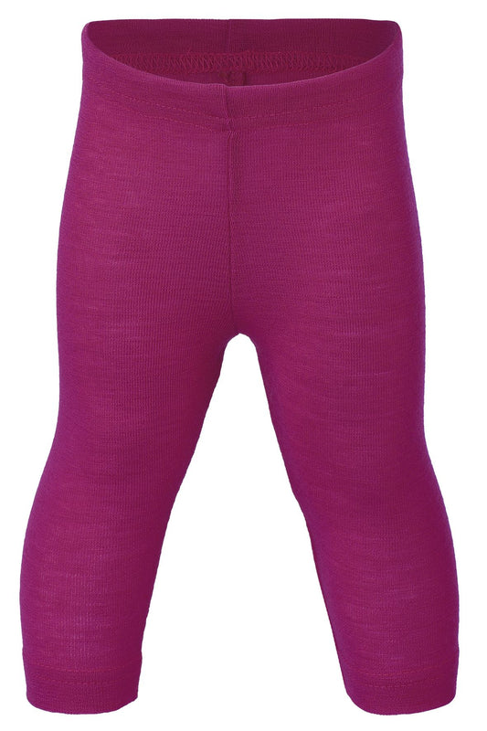 Engel Natur Baby Legging Wolle/Seide, Himbeere