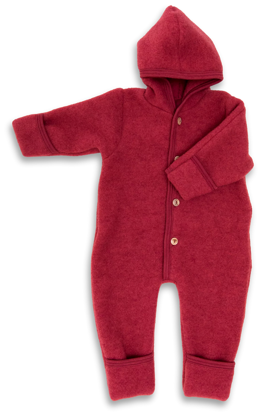 Engel Natur Baby-Overall Wollfleece, Jaspis