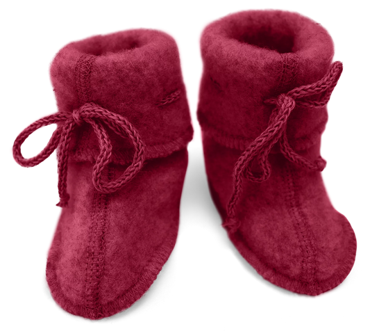 Engel Natur Baby-Schühchen Wollfleece, Jaspis