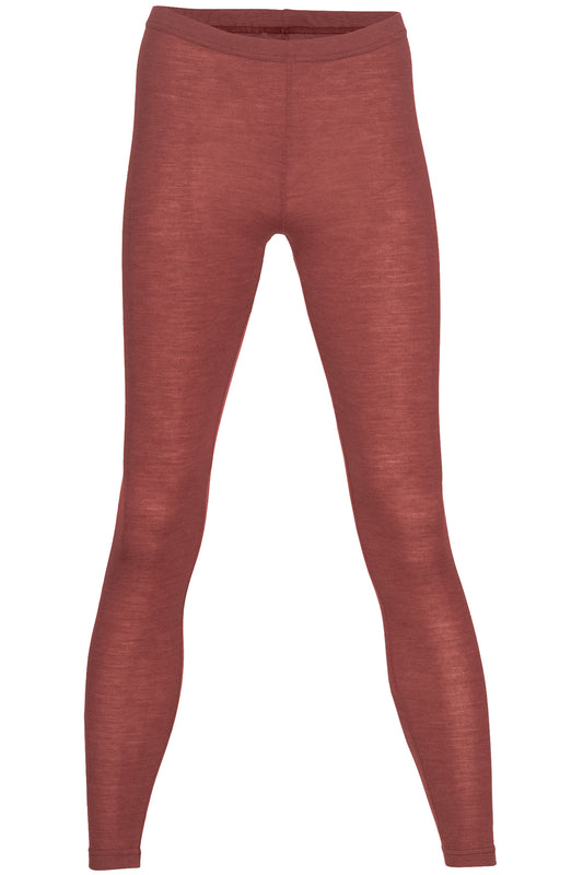 Engel Natur Damen Leggings Wolle/Seide, Kupfer