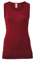 Engel Natur Damen Longtop Wolle/Seide, Malve