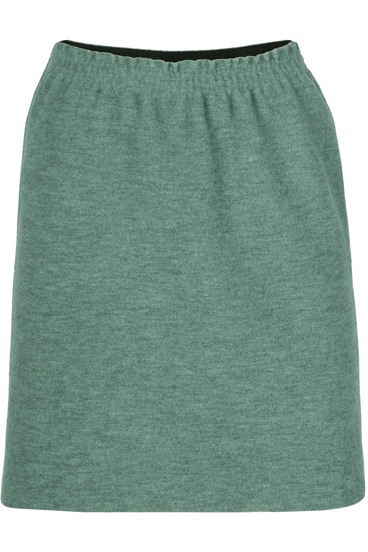 Engel Natur Damen Rock Wollwalk, Jade melange