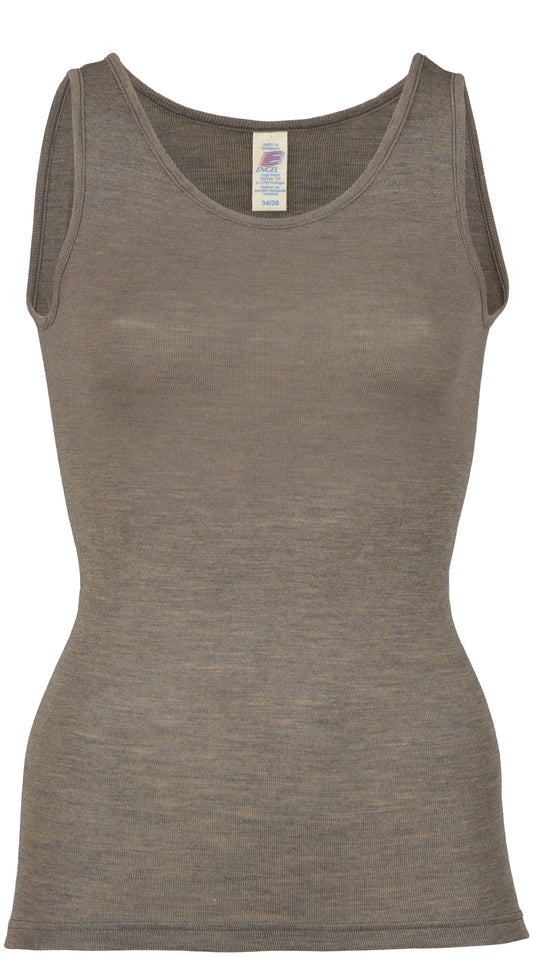 Engel Natur Damen Trägerhemd W/S, Walnuss