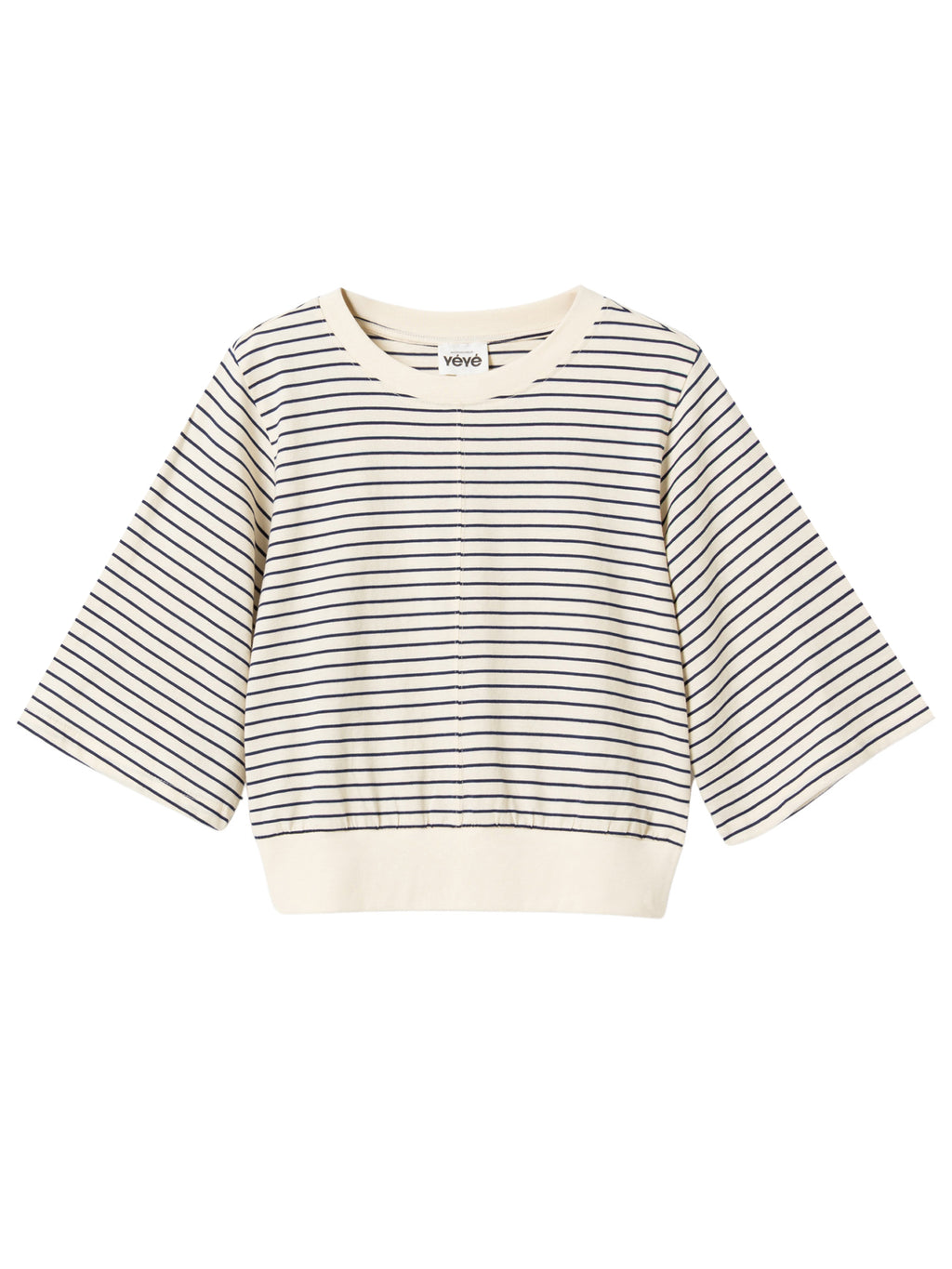 Mademoiselle Yéyé Flutter Flare Top, Ecru