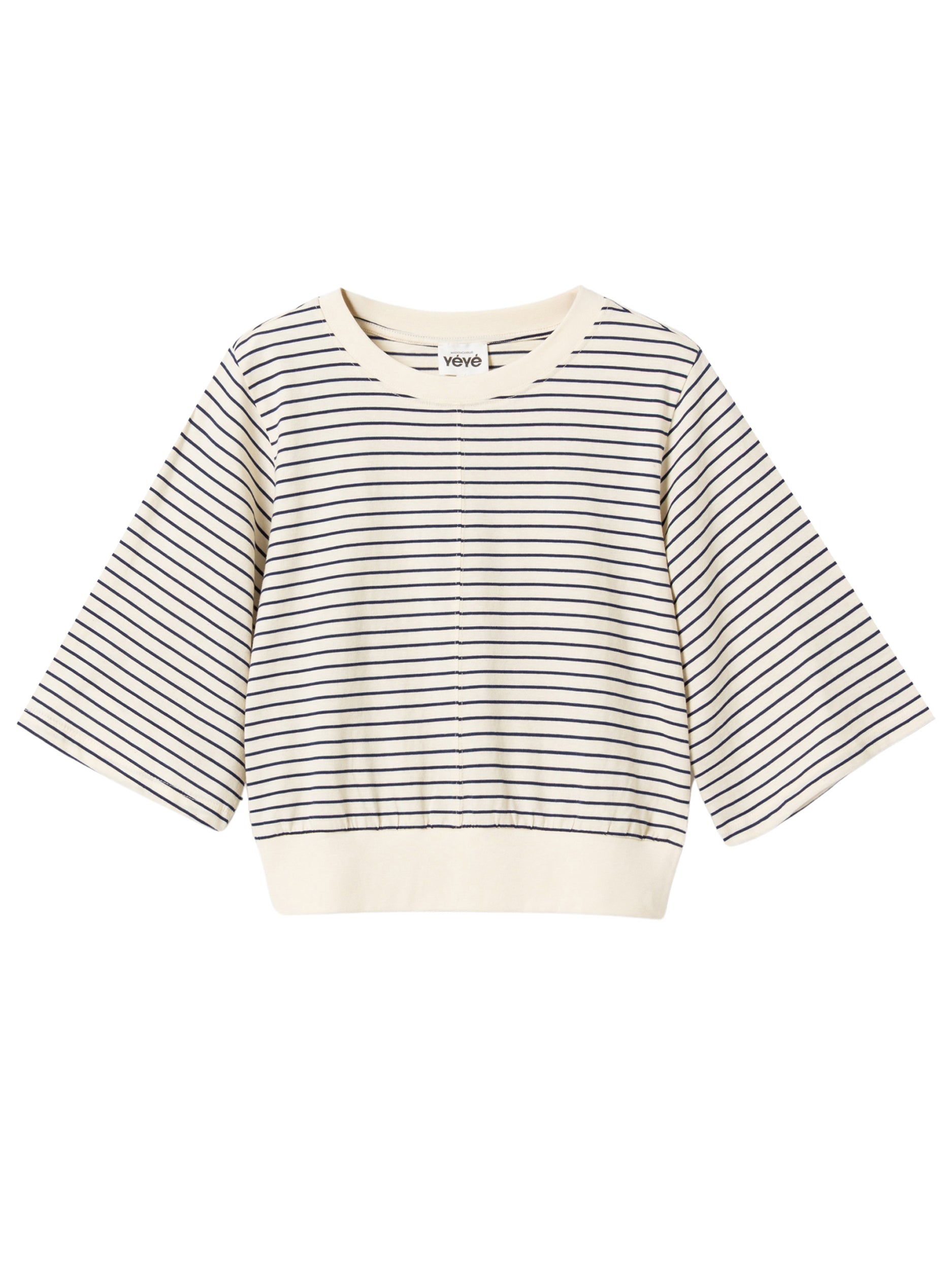 Mademoiselle Yéyé Flutter Flare Top, Ecru