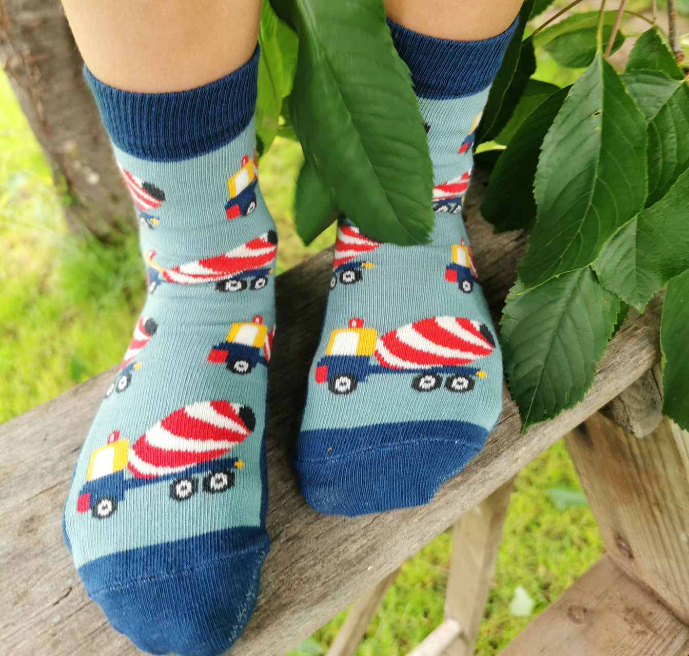 Bio Kindersocken Betonmischer