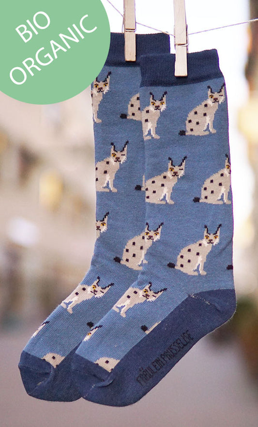 Bio Kinder-Kniestrümpfe Luchs