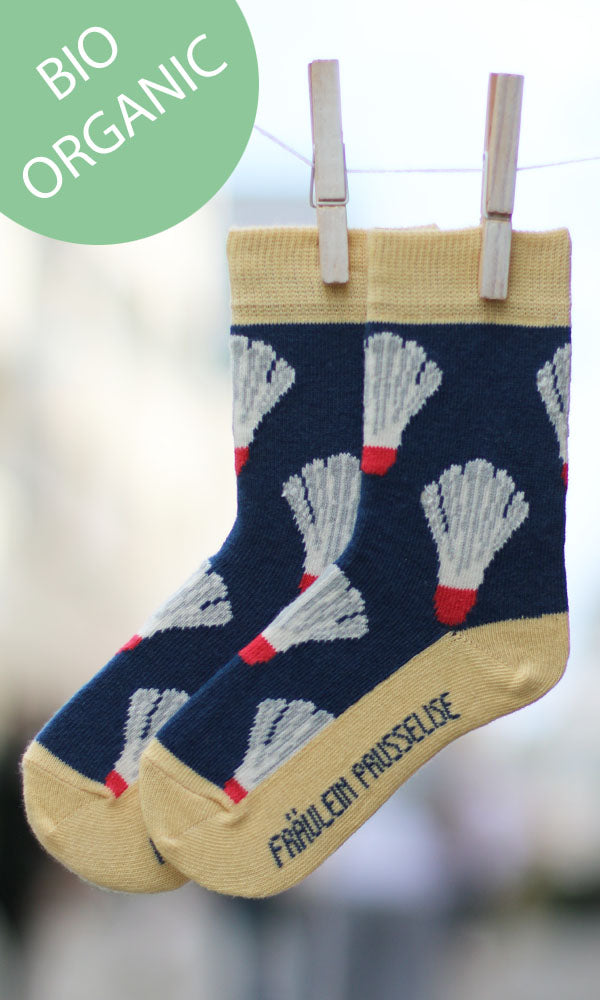 Bio-Kindersocken Federball