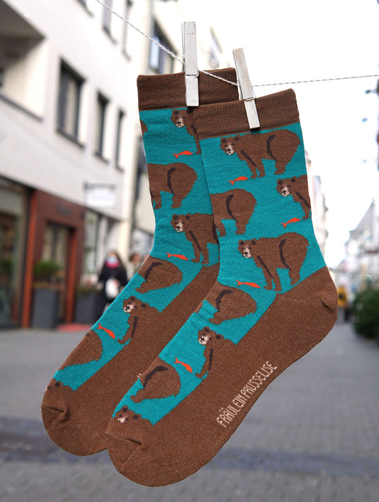 Bio Erwachsenen-Socken Braunbär