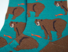 Bio Erwachsenen-Socken Braunbär