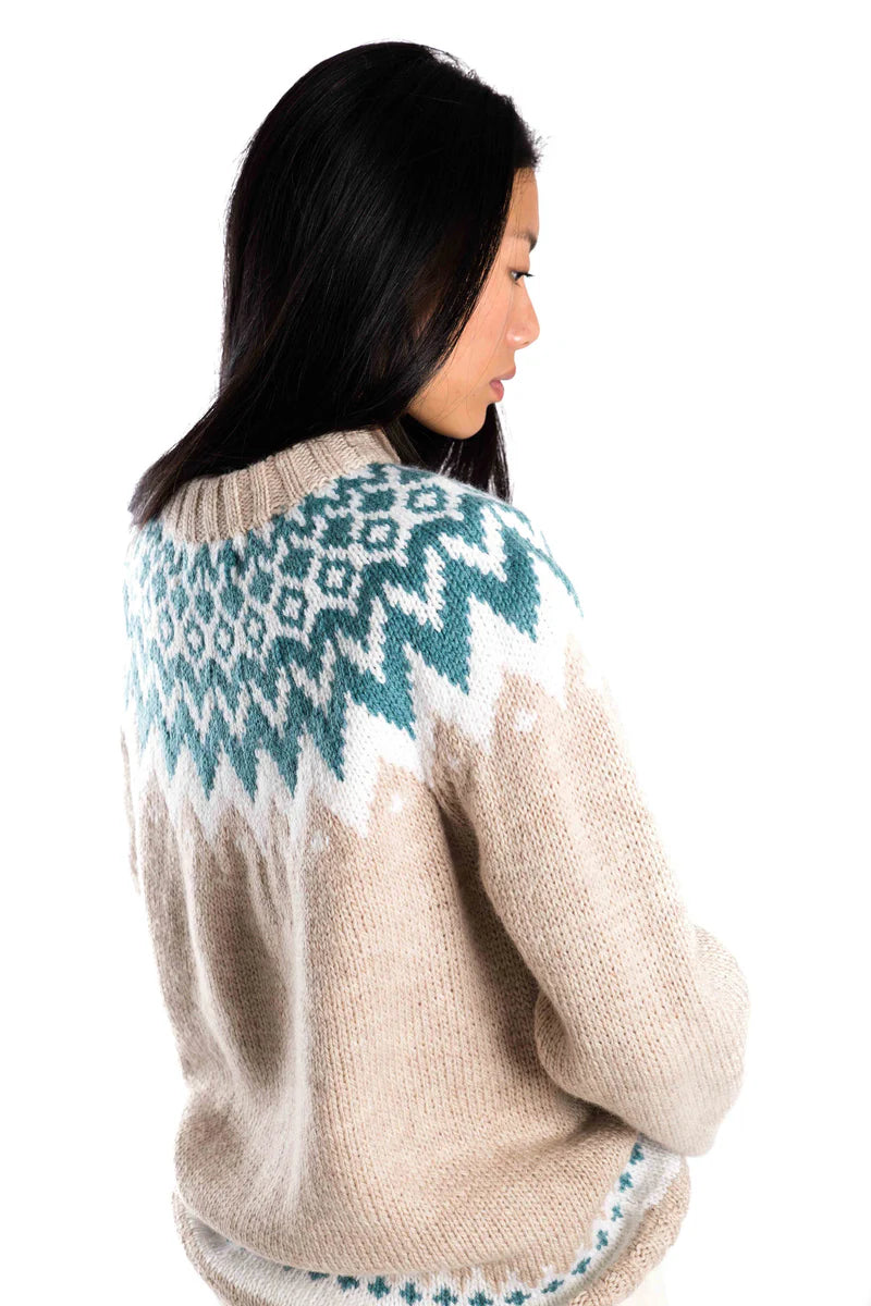 Fuza Wool Helena Sweater, Beige