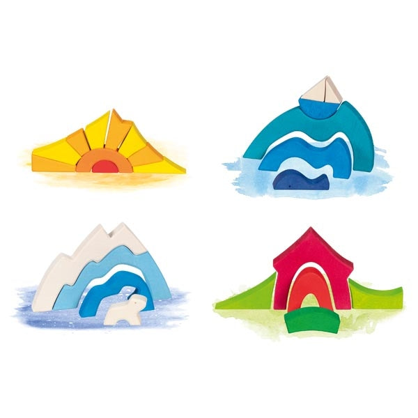 goki Landschaftspuzzle Kleiner Eisbär