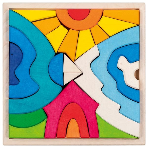 goki Landschaftspuzzle Kleiner Eisbär