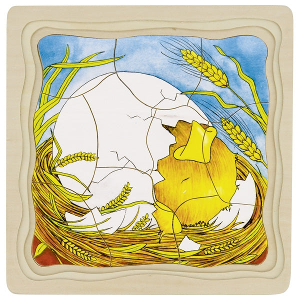 goki Schichtenpuzzle Huhn