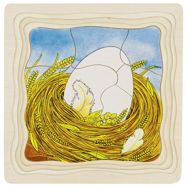 goki Schichtenpuzzle Huhn