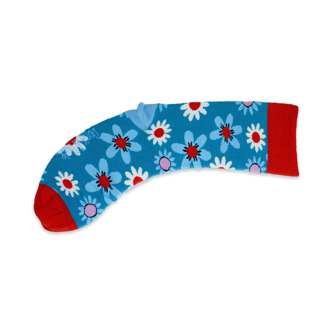 Bambus-Socken Green Flower