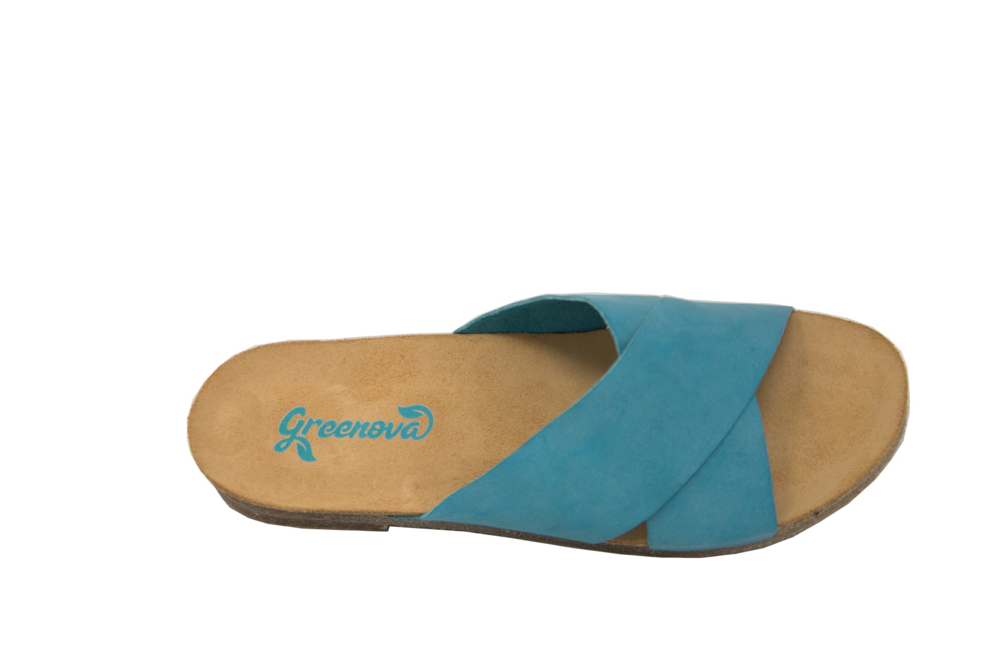 Greenova Pantoletten Leira, Emerald