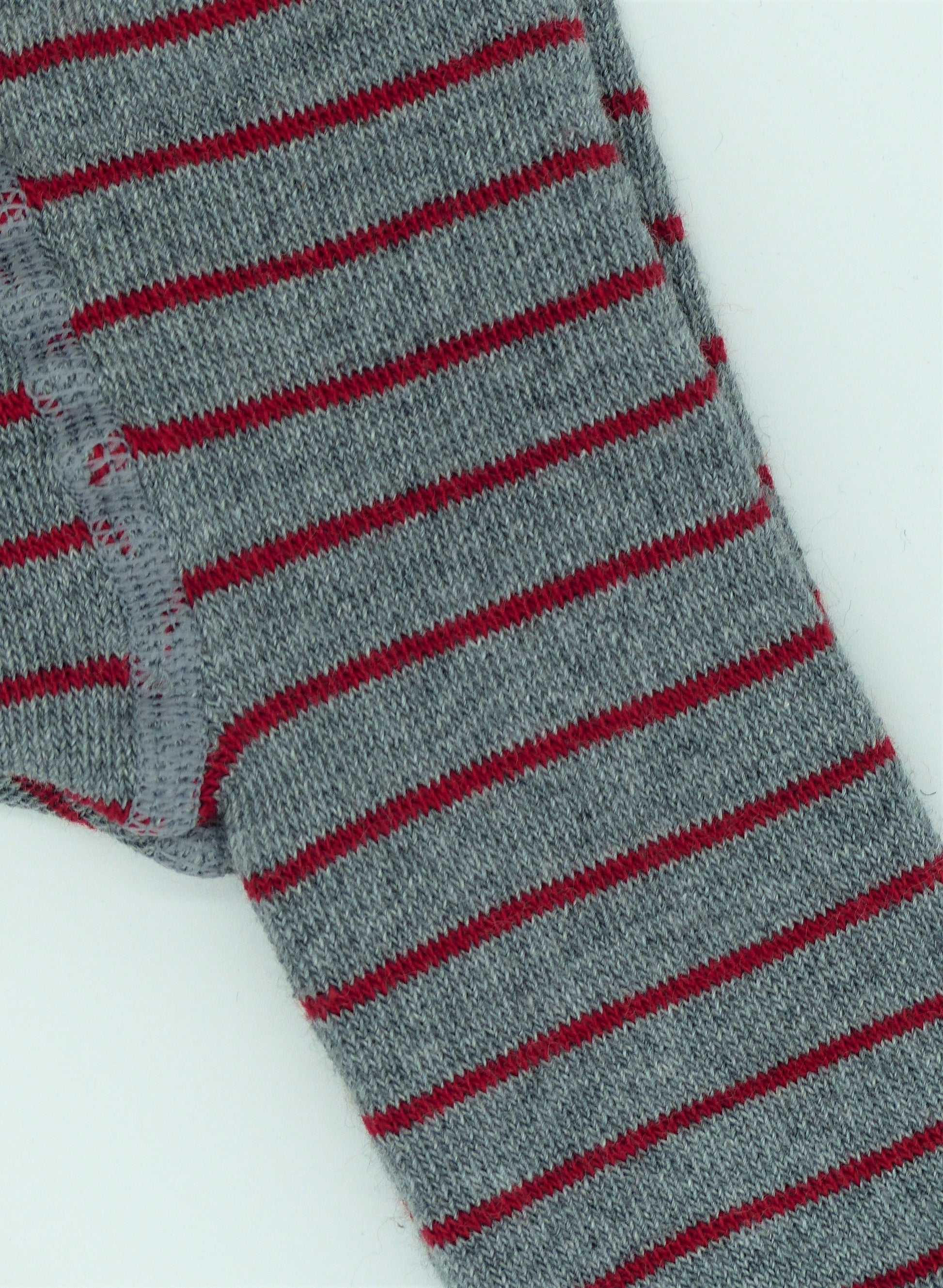 Grödo Baby Frottee-Strumpfhose, Grau/Rot