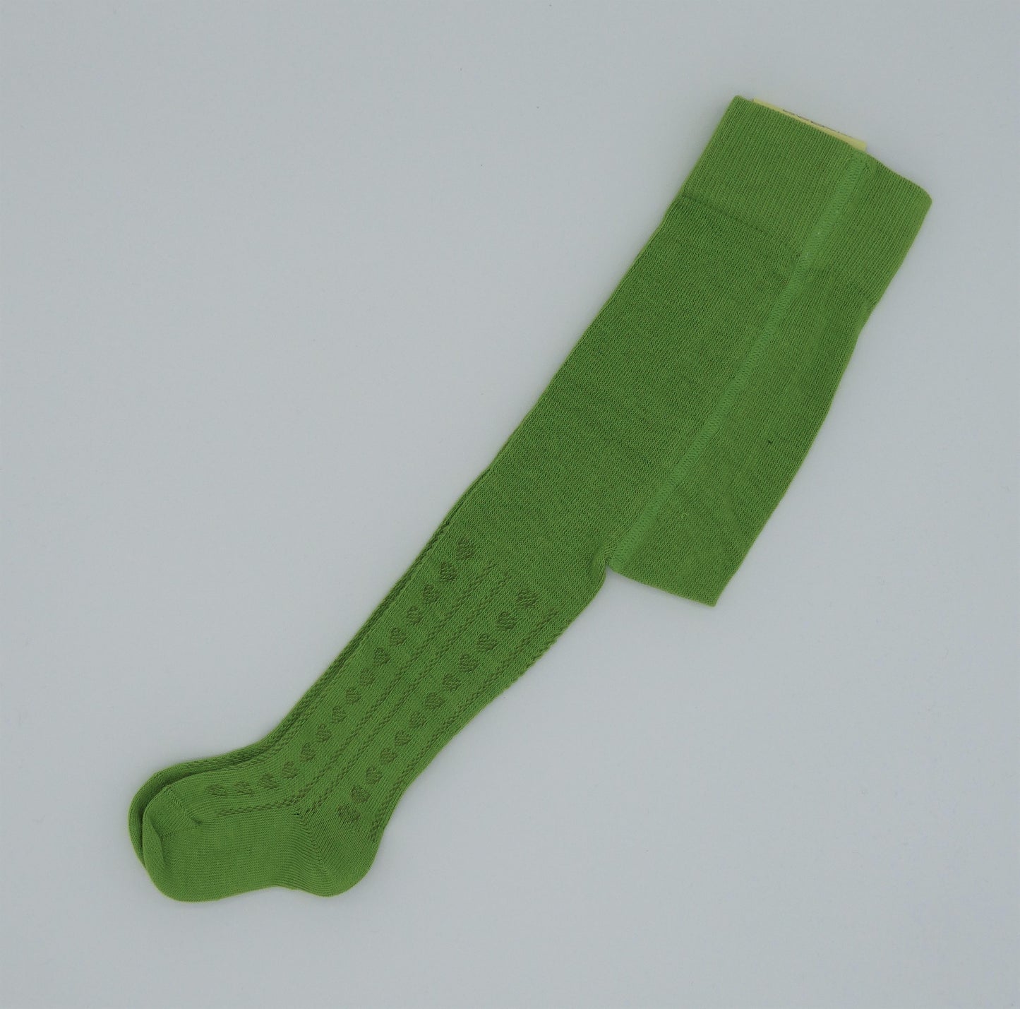 Grödo Bio Baby-Strumpfhose Herzchen, grün