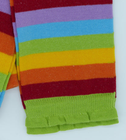 Grödo Bio Damen Strick-Leggings Ringel, bunt