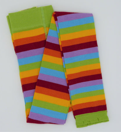 Grödo Bio Damen Strick-Leggings Ringel, bunt