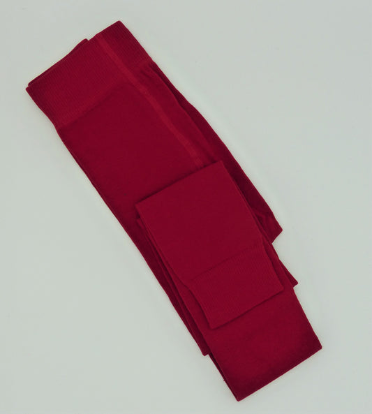 Grödo Bio Kinder Strick-Leggings, rot