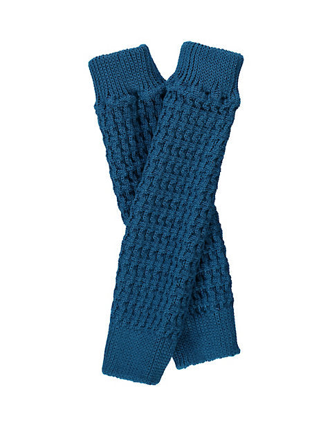 Grödo Strickstulpen, petrol