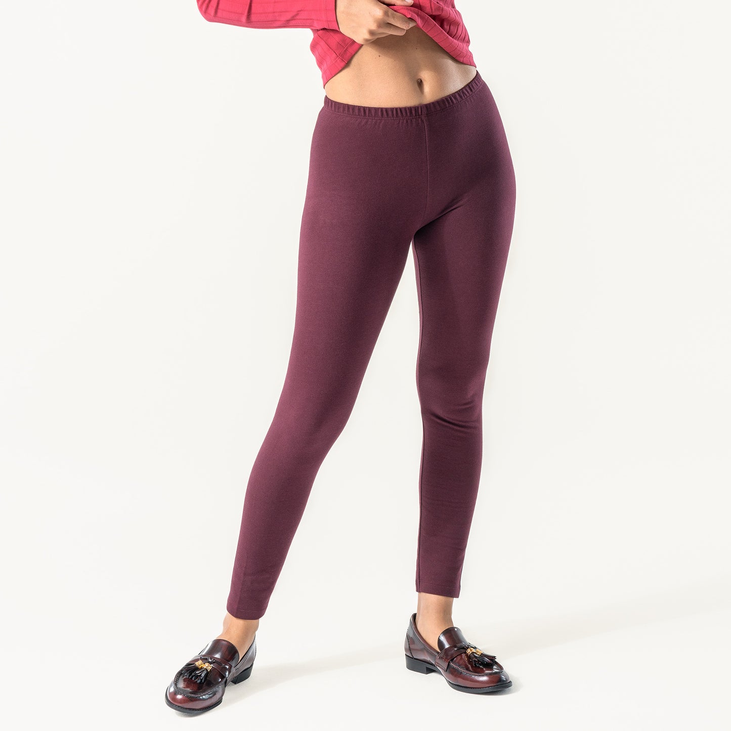 Living Crafts Sweat-Leggings Hella, burgundy