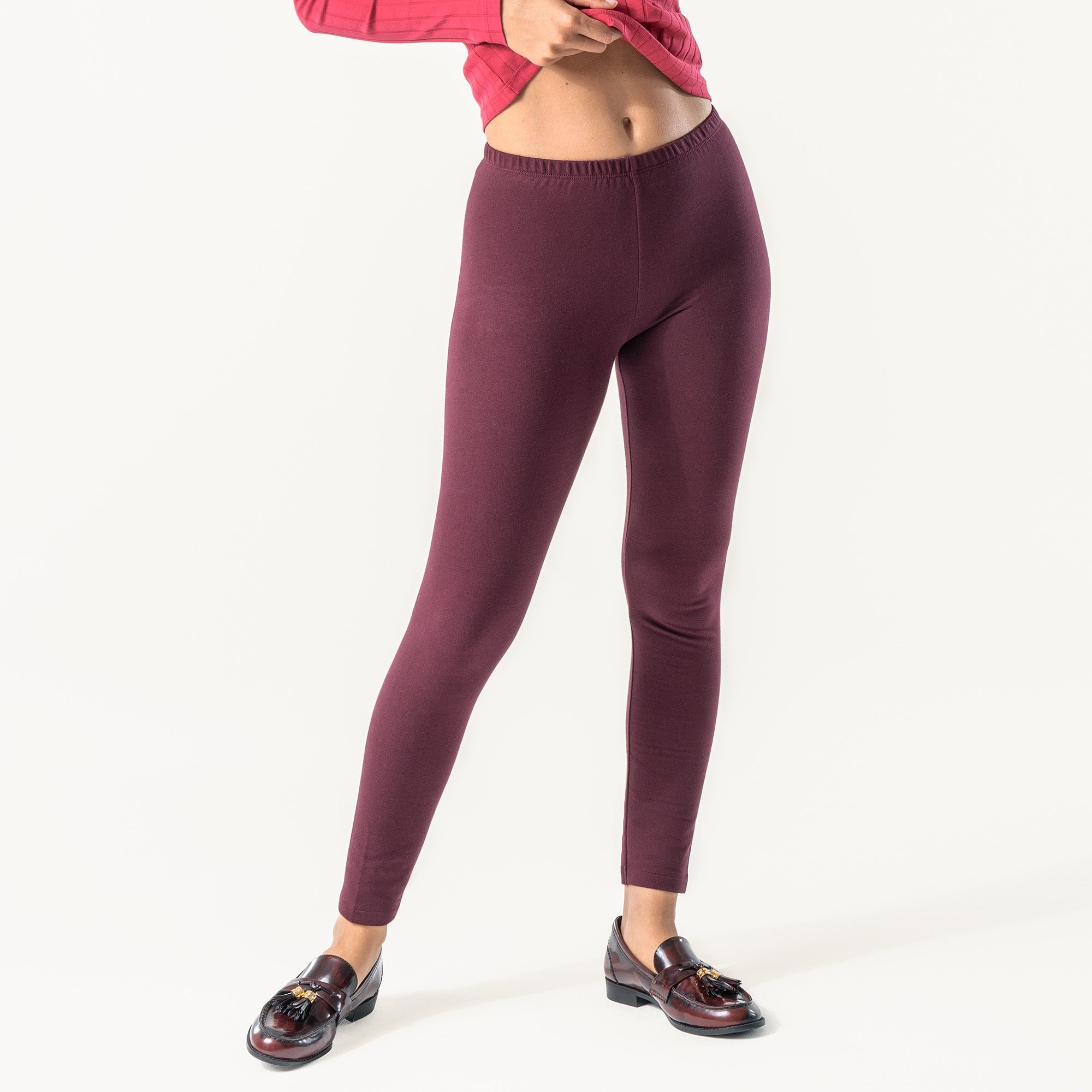 Living Crafts Sweat-Leggings Hella, burgundy