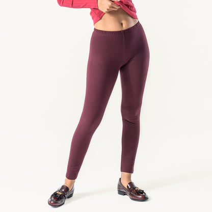 Living Crafts Sweat-Leggings Hella, burgundy
