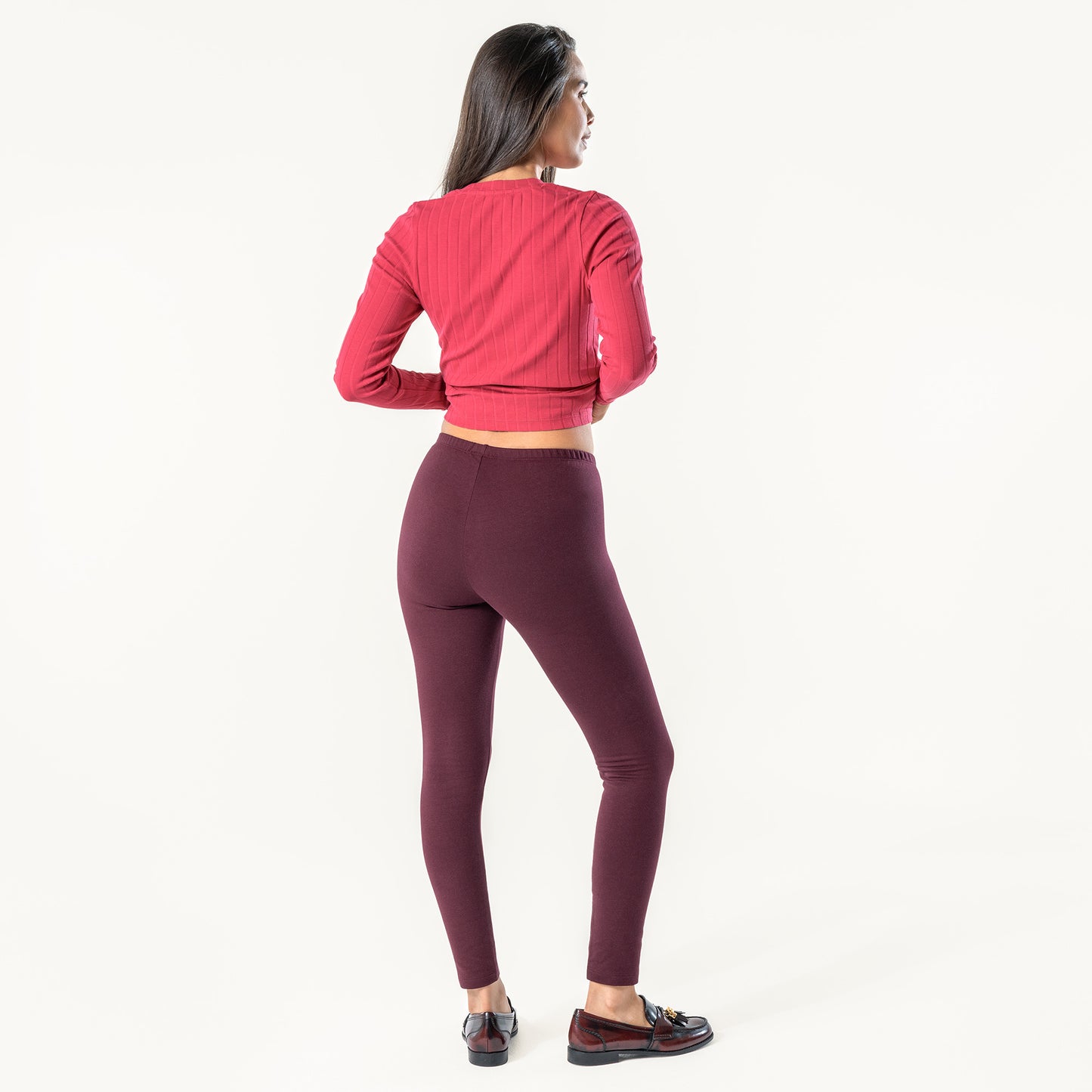 Living Crafts Sweat-Leggings Hella, burgundy